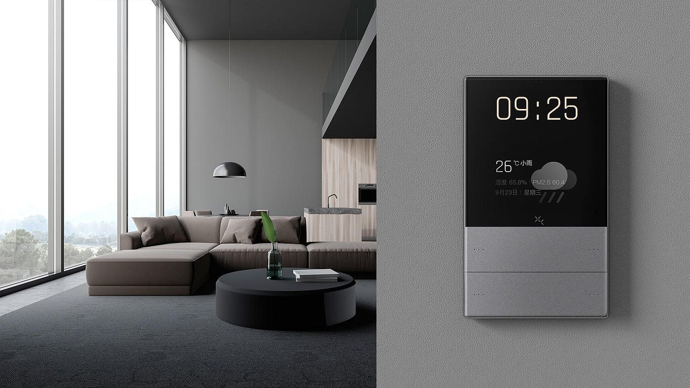 product design，Architectural technology，Home control panel，