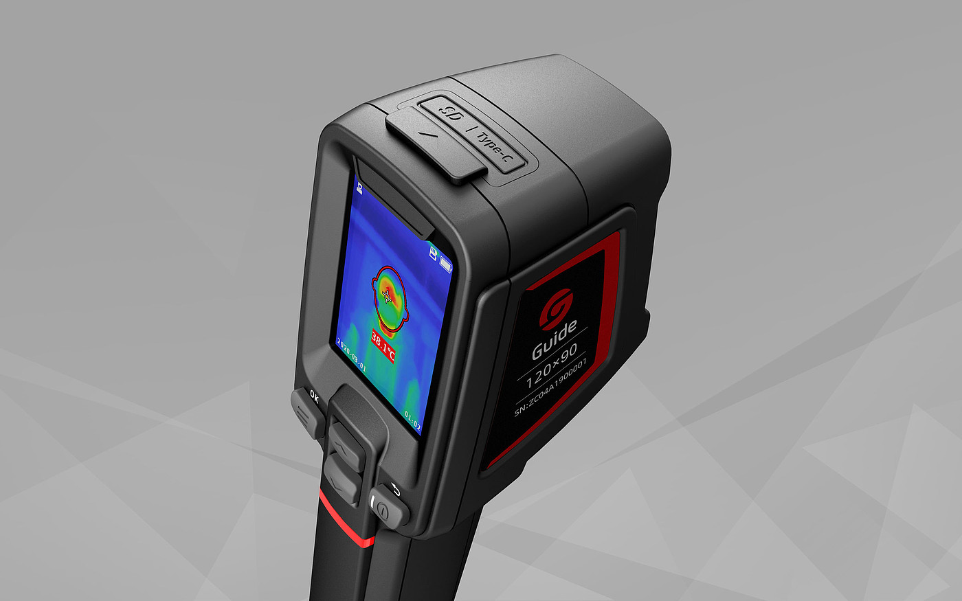 product design，Television/video camera，Remote thermometer，