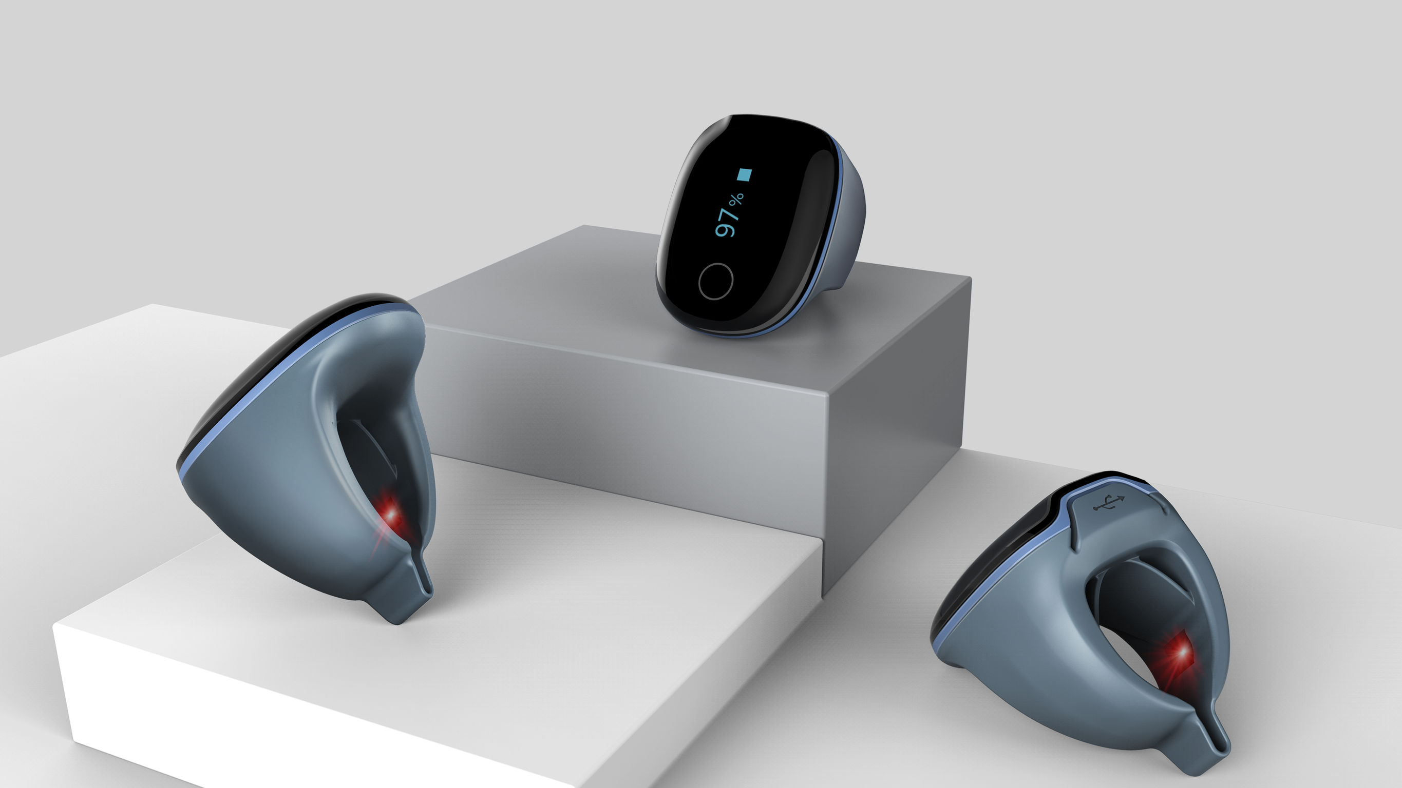 product design，Medicine/Health，Oxygen monitor，