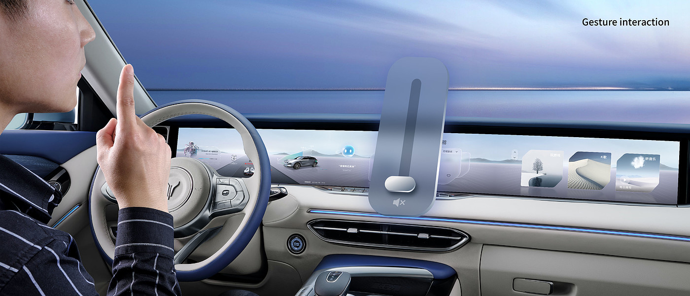User interface (UI)，Digital media interface，Design of Vehicle Man-machine Interface，