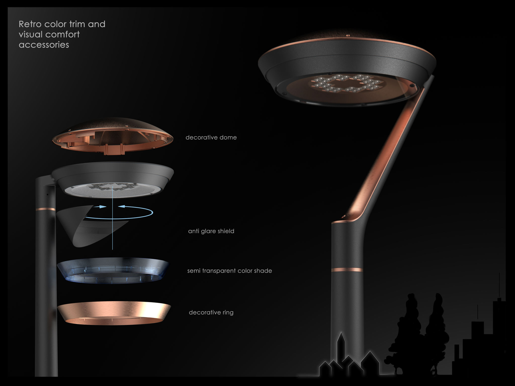 product design，Public Design/Retail Projects，Outdoor lighting system，
