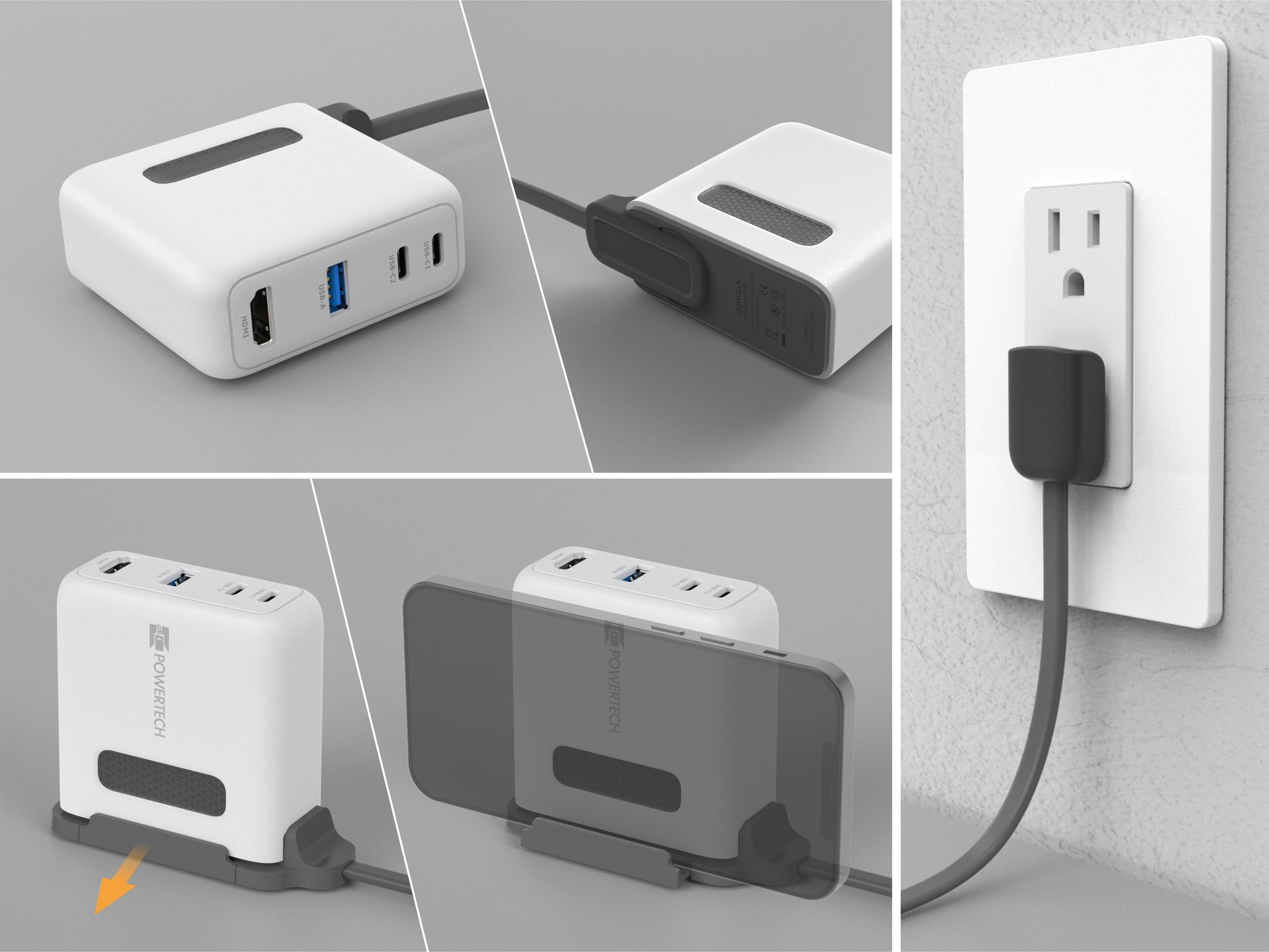 product design，Communication equipment，Power charger adapter，