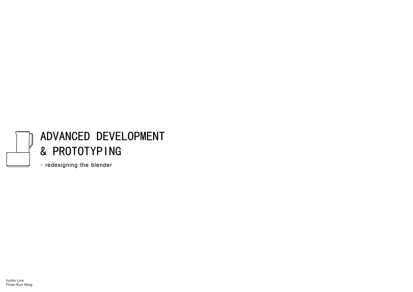 MUJI，blender，My Blender，