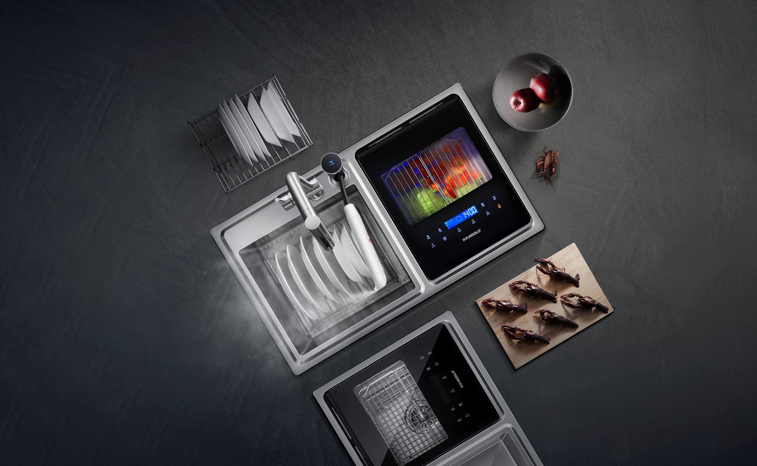 product design，kitchen，Sink，