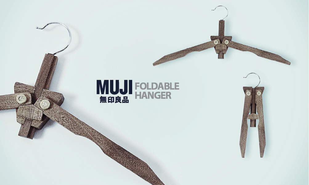 MUJI，coat hanger，muji，Foldable Hanger，