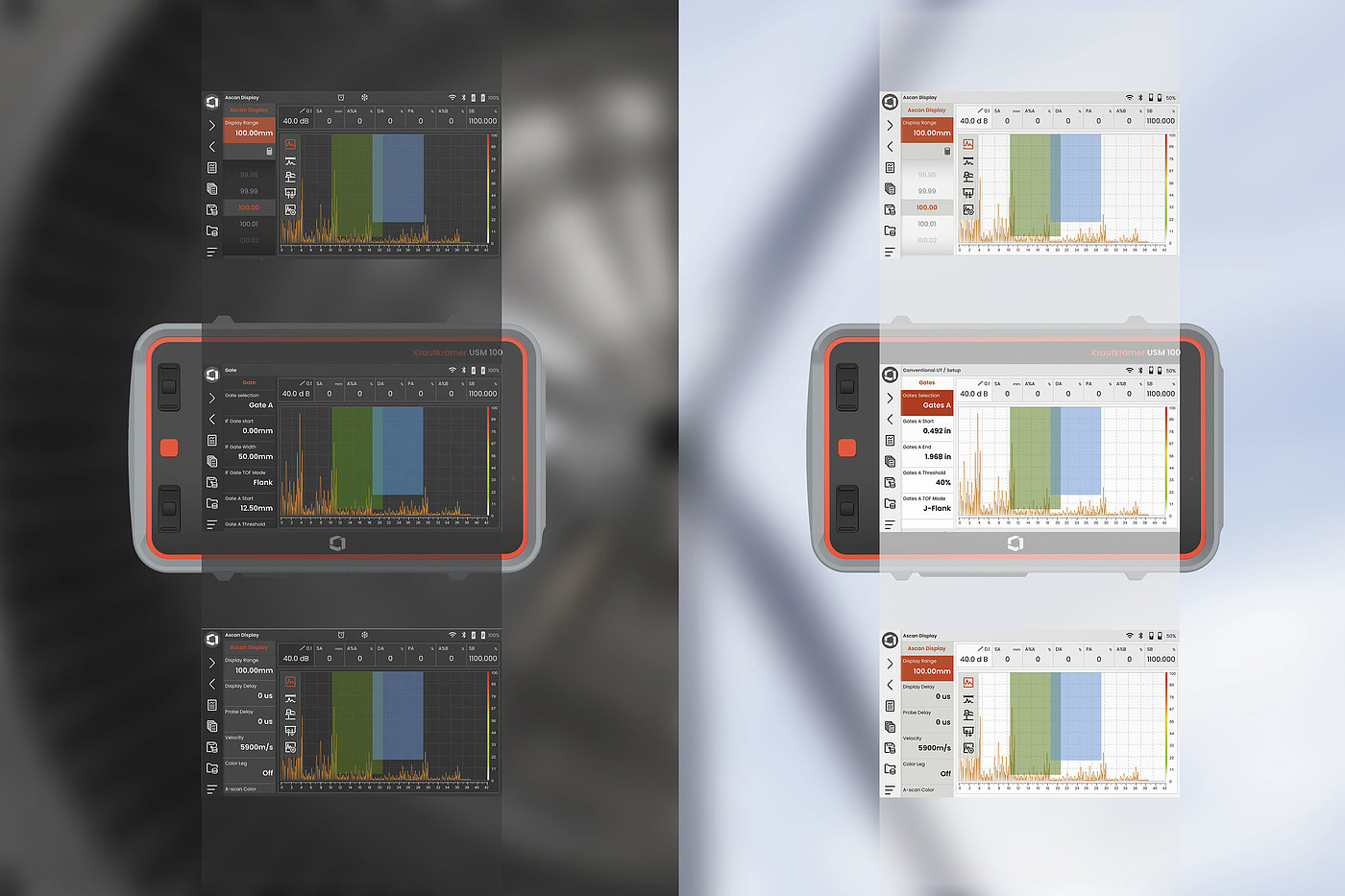 User experience (UX)，Product design UX，Industrial ultrasonic flaw detector，
