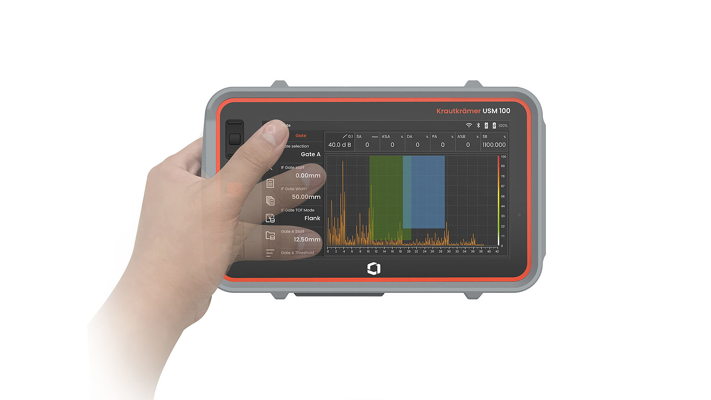 User experience (UX)，Product design UX，Industrial ultrasonic flaw detector，