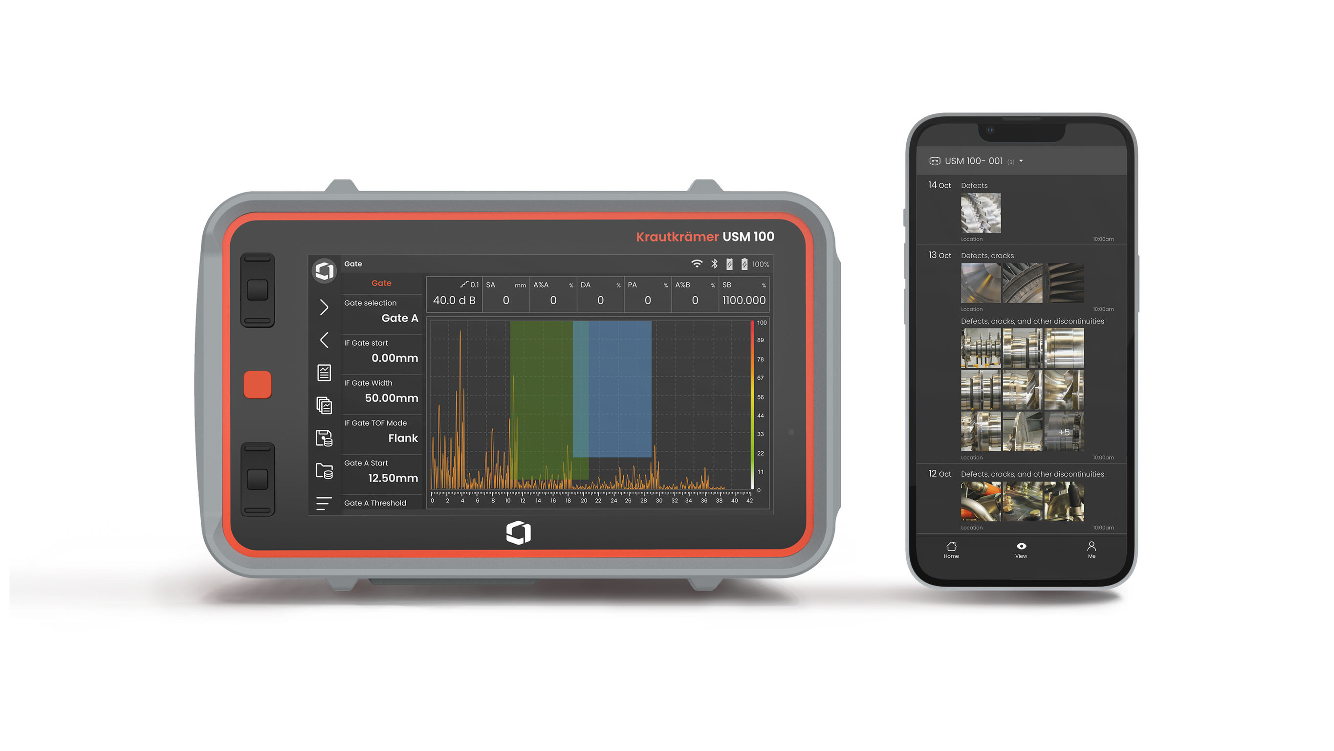 User experience (UX)，Product design UX，Industrial ultrasonic flaw detector，