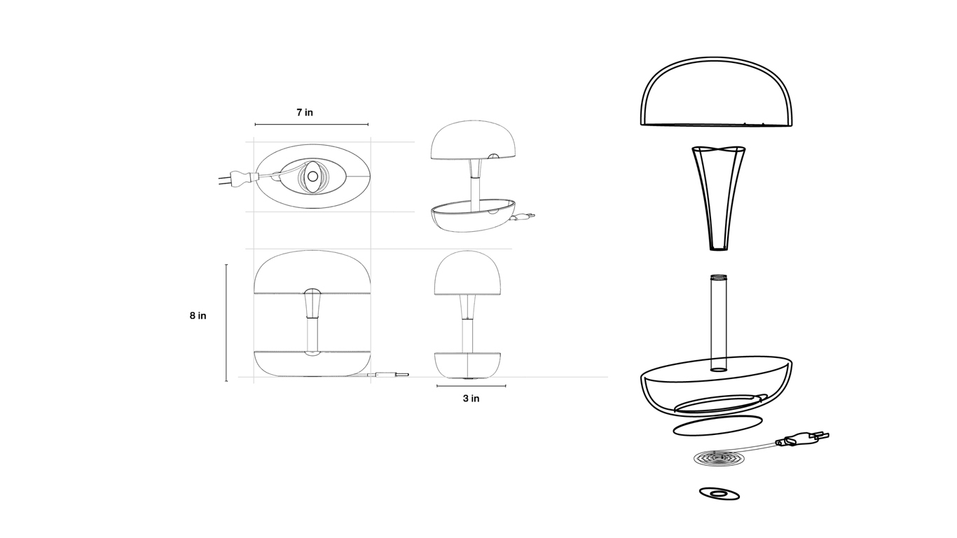 MUJI，Lamp design，MY DESKTOP，