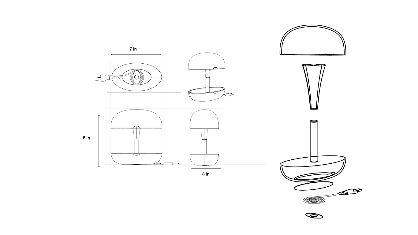 MUJI，Lamp design，MY DESKTOP，