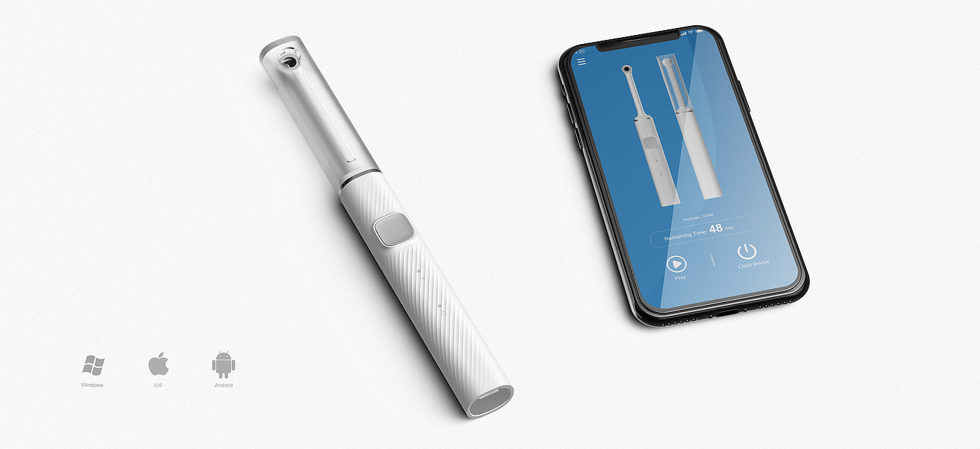 product design，Beauty/care，Intraoral Camera system ，