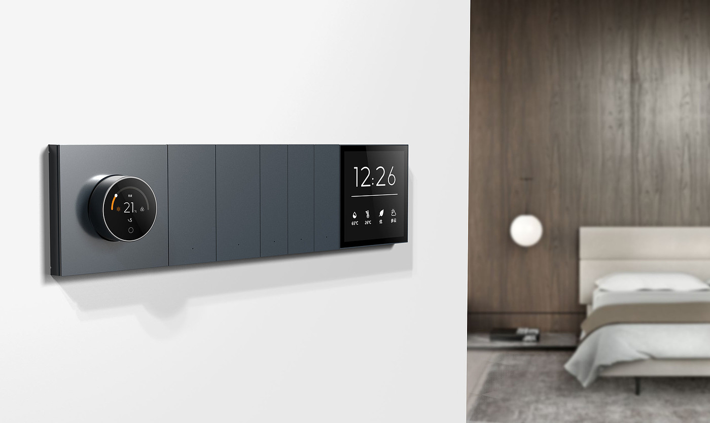 product design，Architectural technology，Intelligent switch panel，