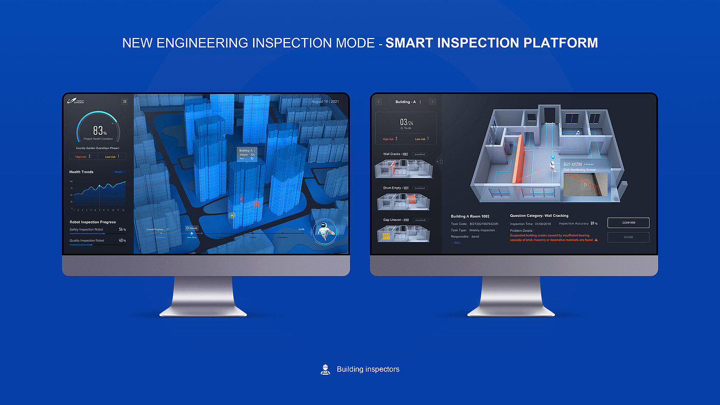 User experience (UX)，Communication design UX，Building Inspection Application，