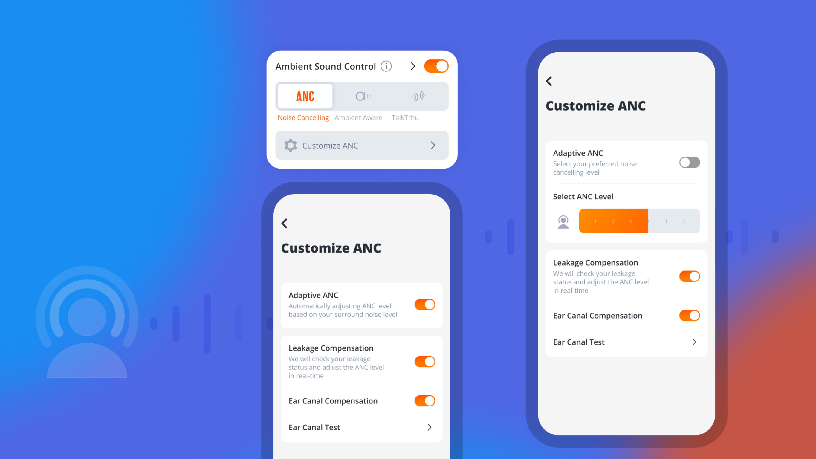 User interface (UI)，Digital media interface，Headset mobile application，