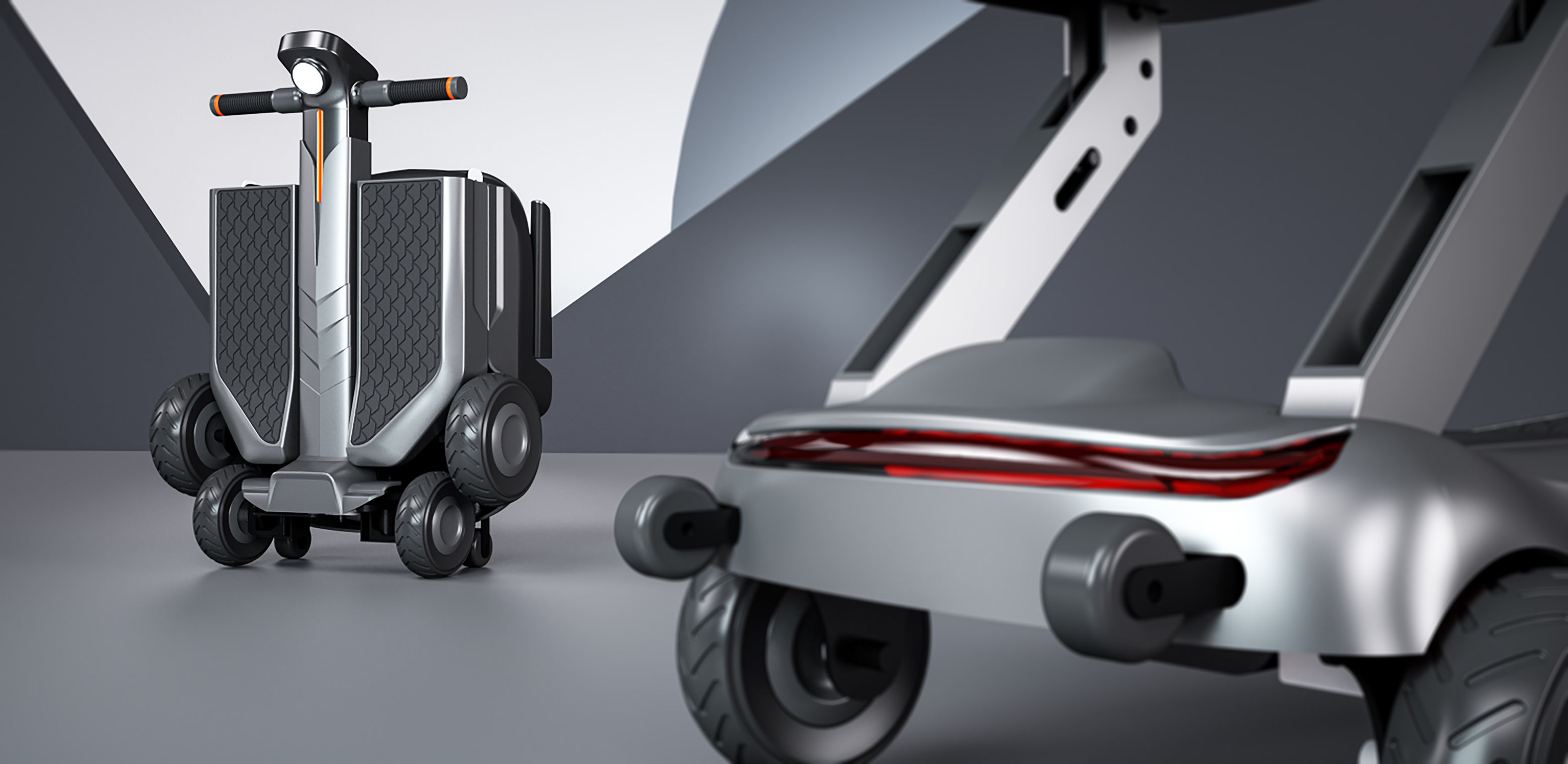 product design，Automobile/transportation，Folding scooter，