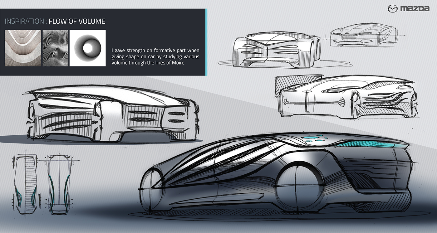 Mazda，MOIRE 2040，line，vehicle，