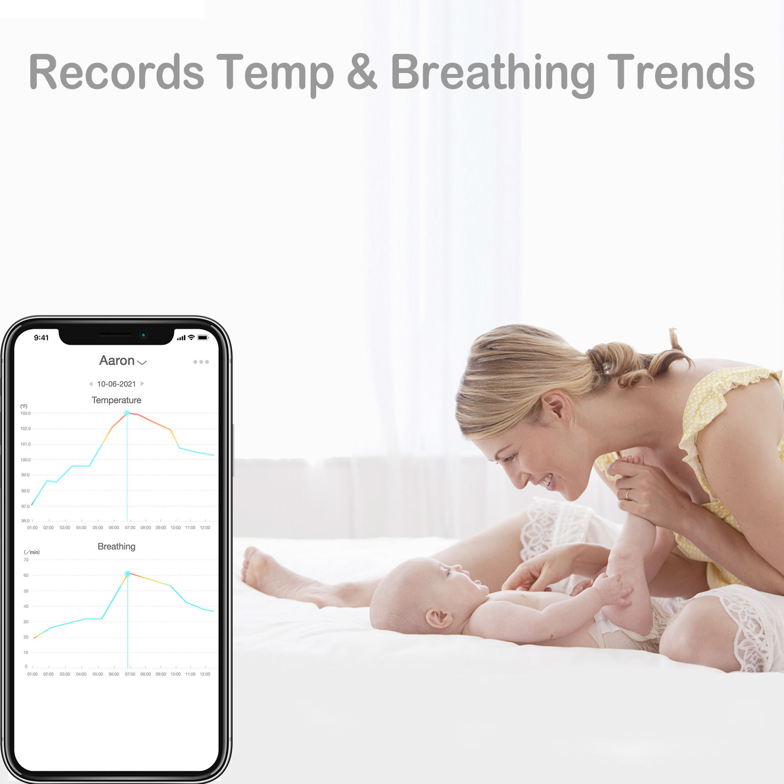 product design，Baby products，Thermometers and breath monitors，