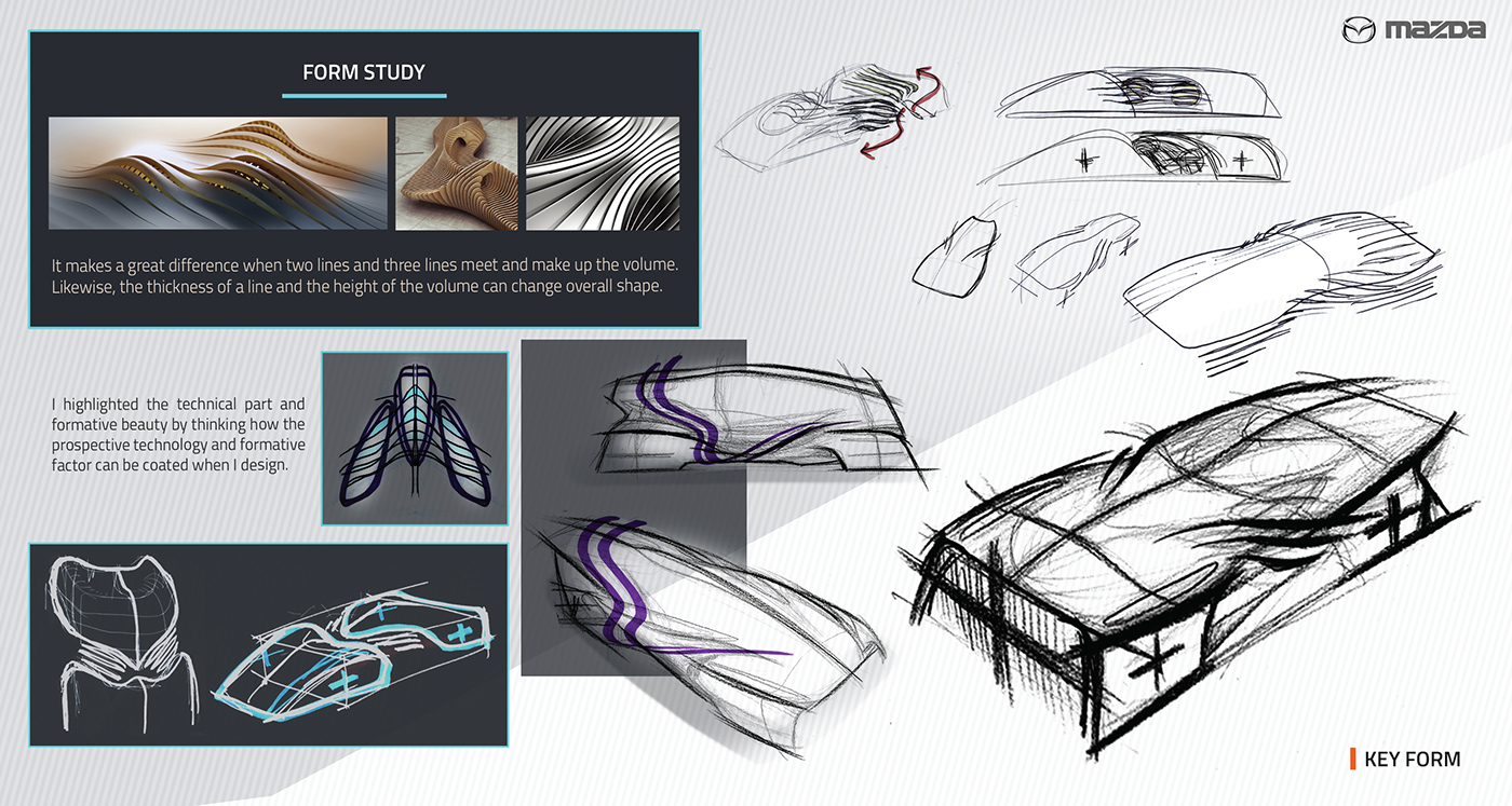 Mazda，MOIRE 2040，line，vehicle，