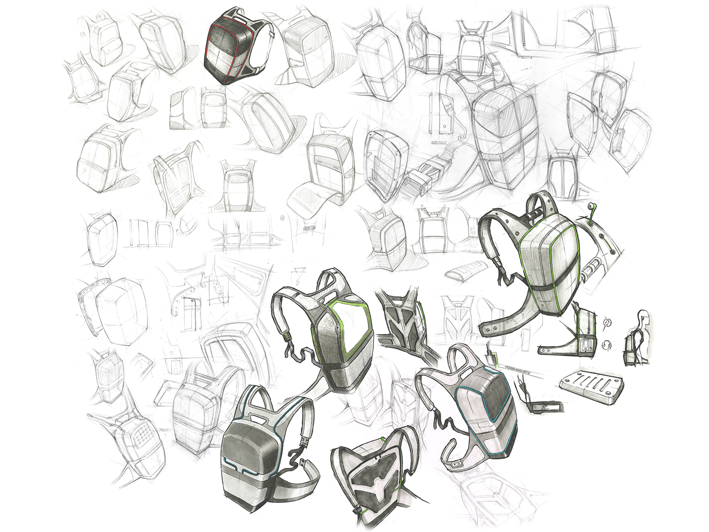 knapsack，Hard shell，textile，Marty Friedrich，