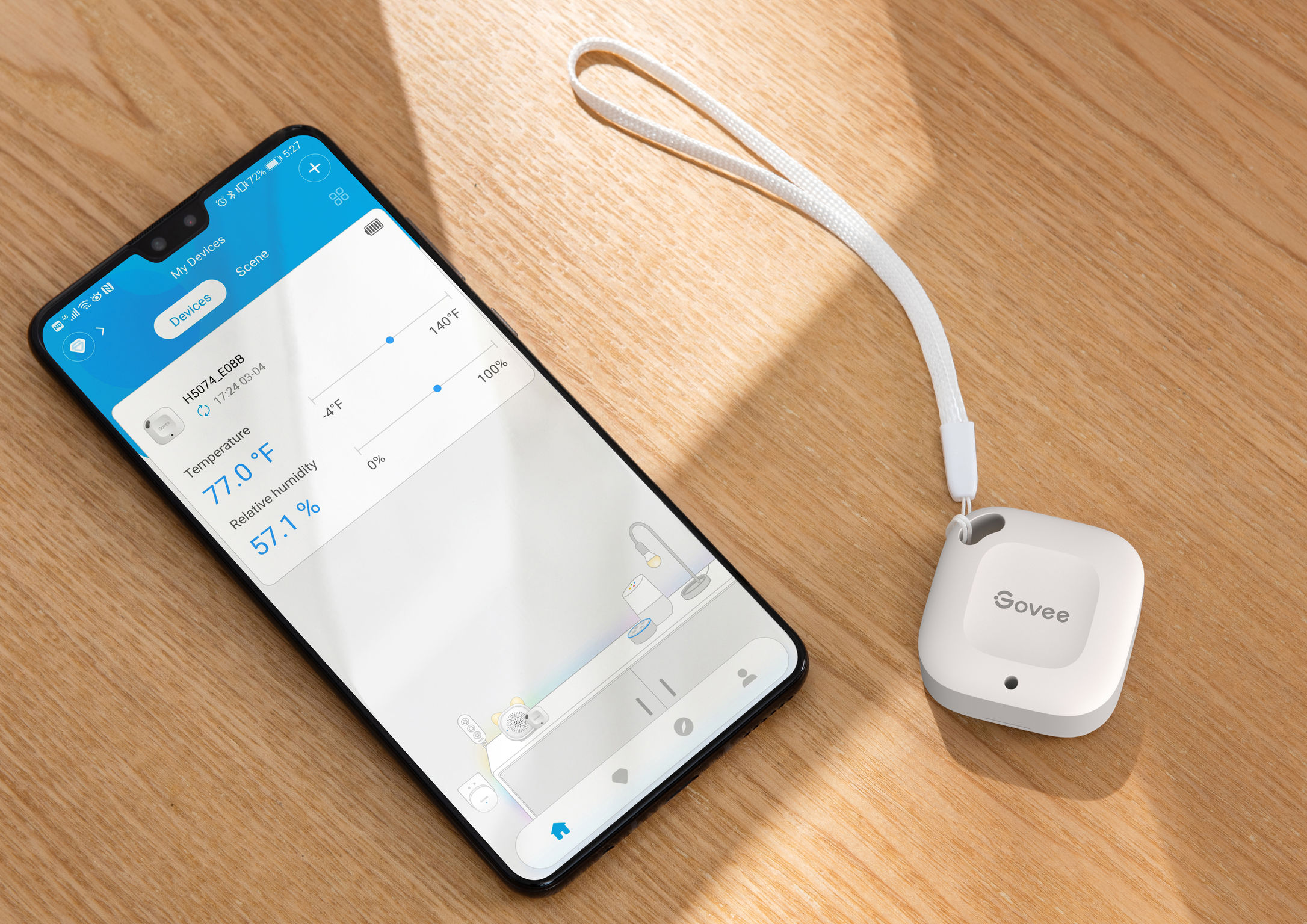 product design，Home/tableware，Temperature and humidity meter，