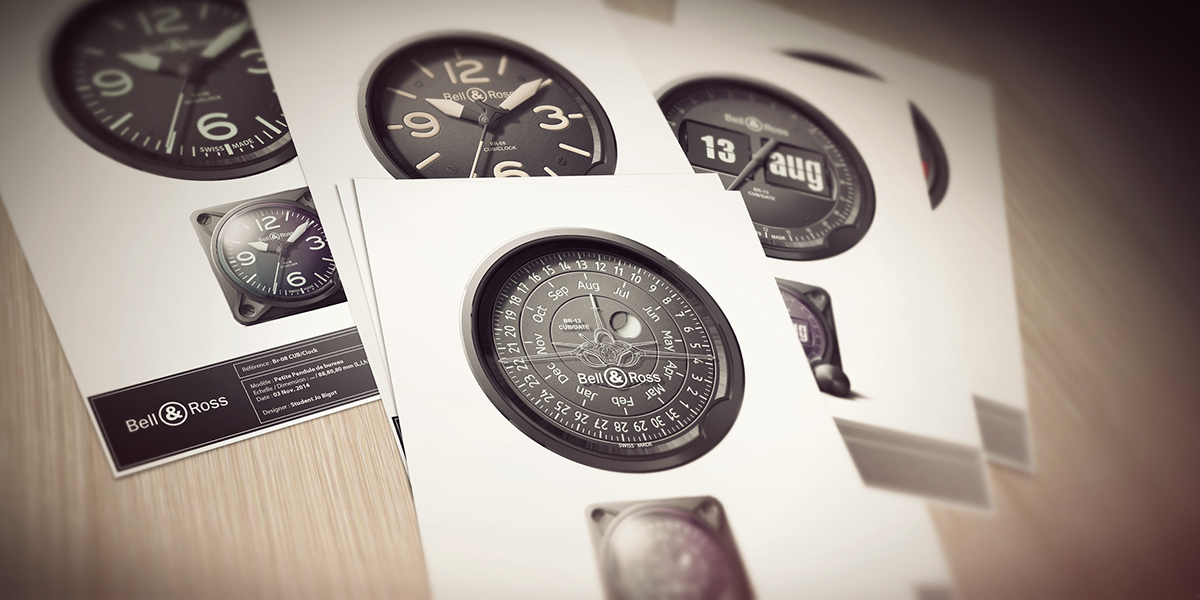 Bell & Ross，clocks and watches，Perez，industrial design，