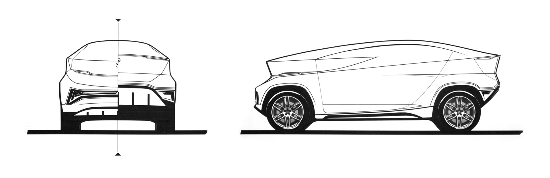 concept，automobile，bmw，Automatic driving，