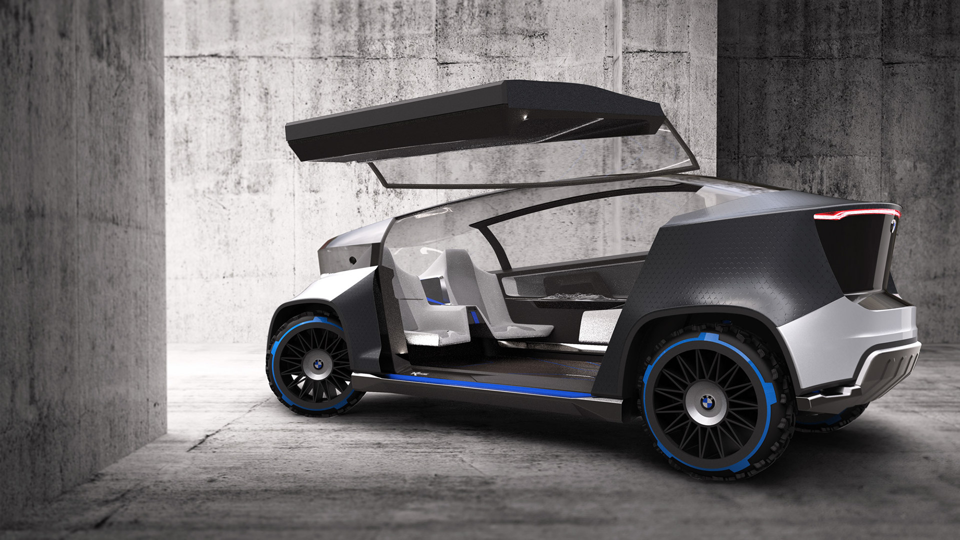concept，automobile，bmw，Automatic driving，