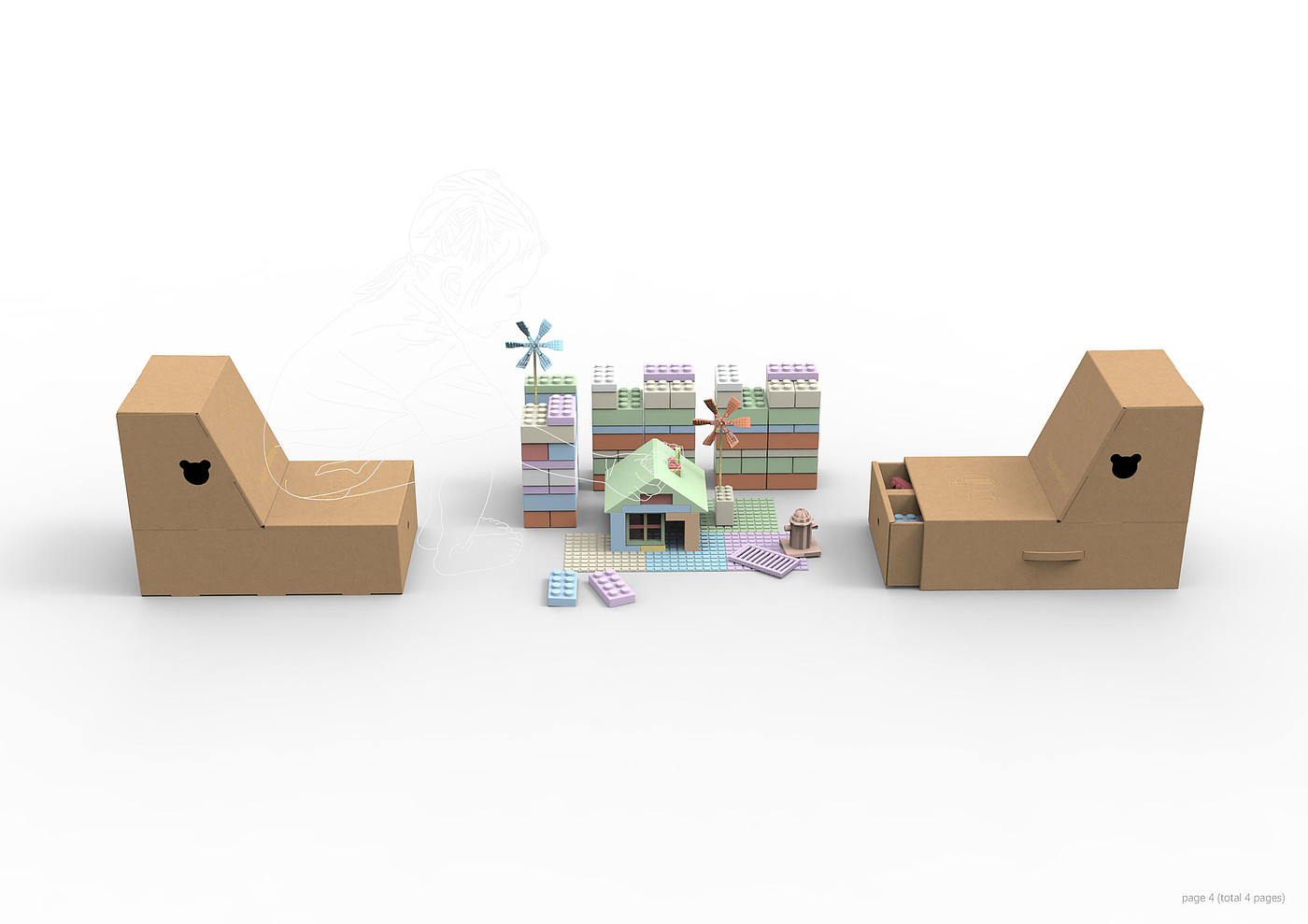 packing design，Consumer products，Toy packaging，
