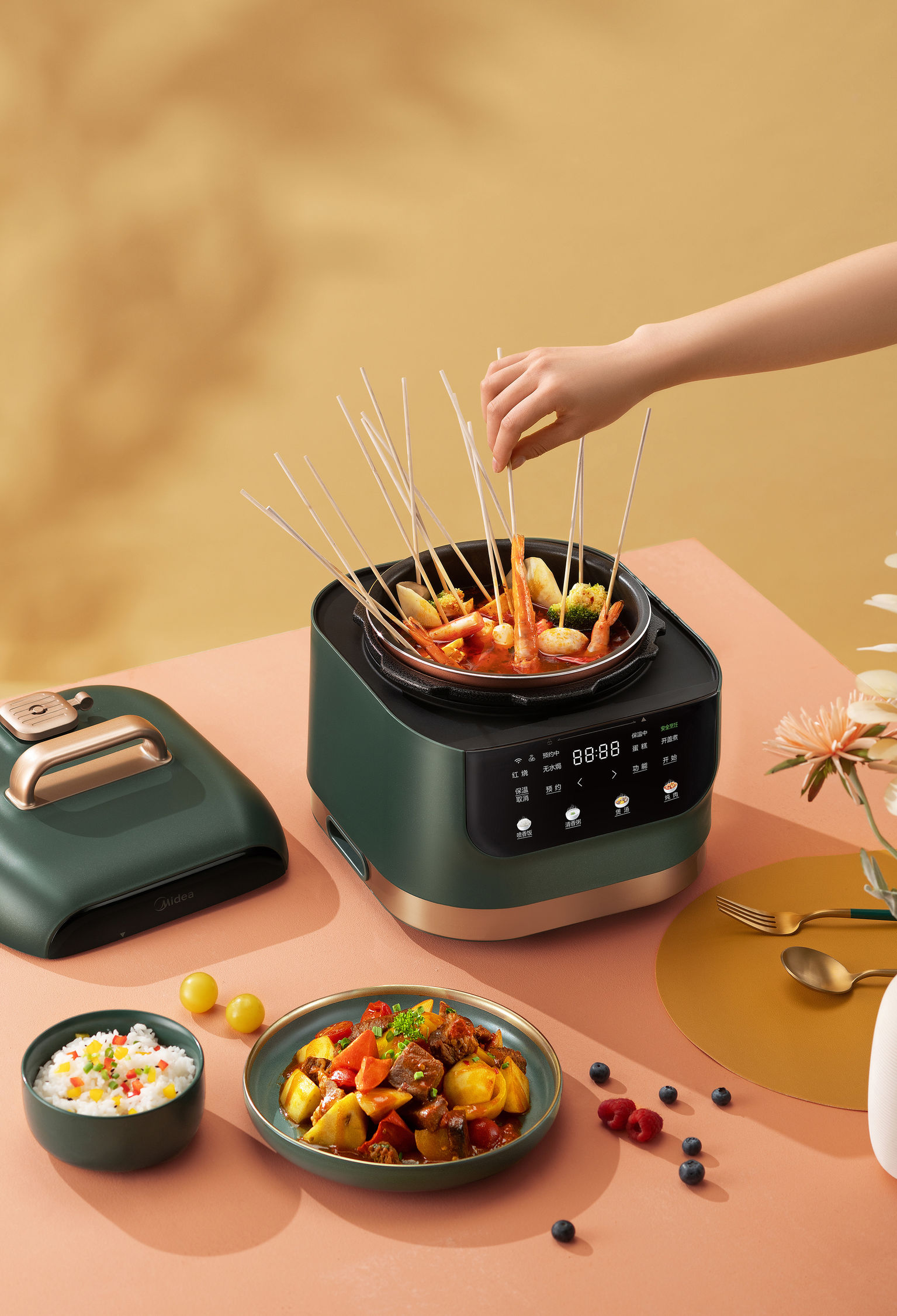 product design，kitchen，Electric pressure cooker，