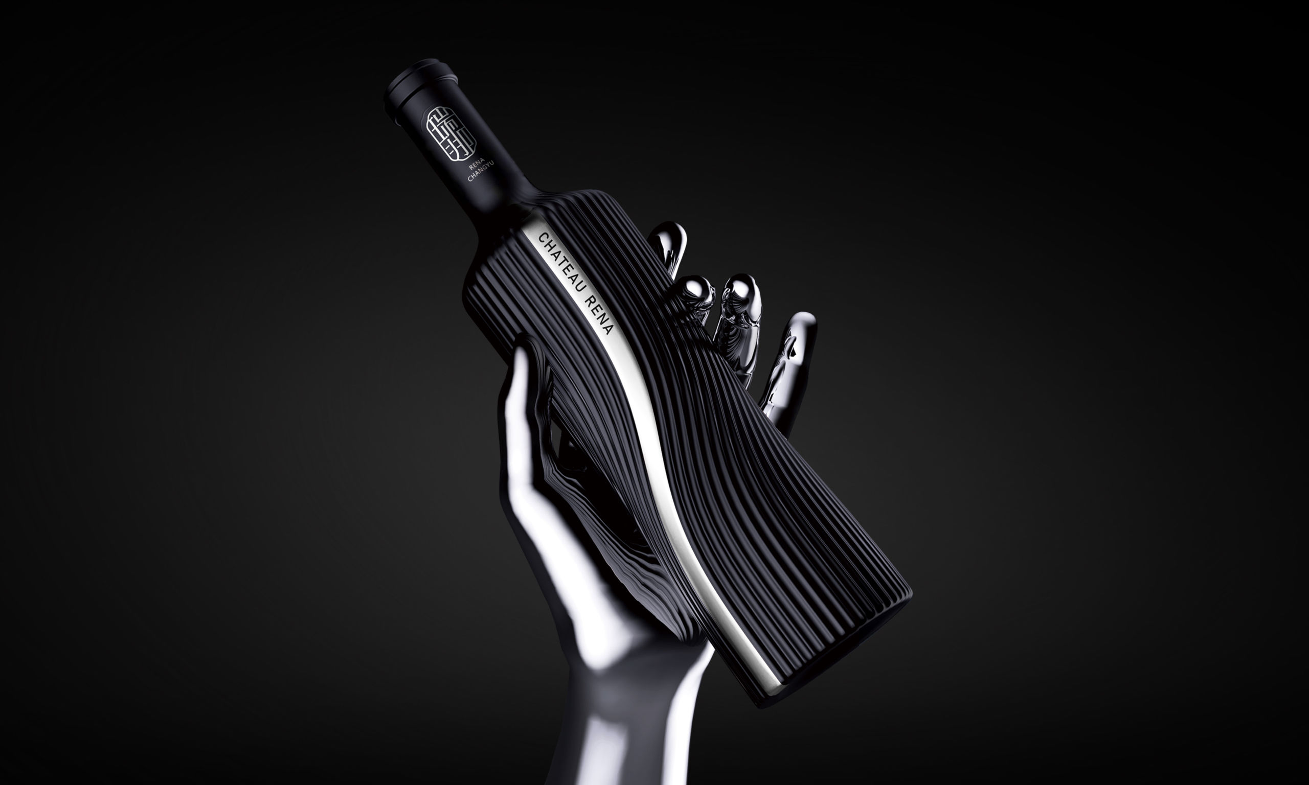 packing design，drink，The wine bottle，