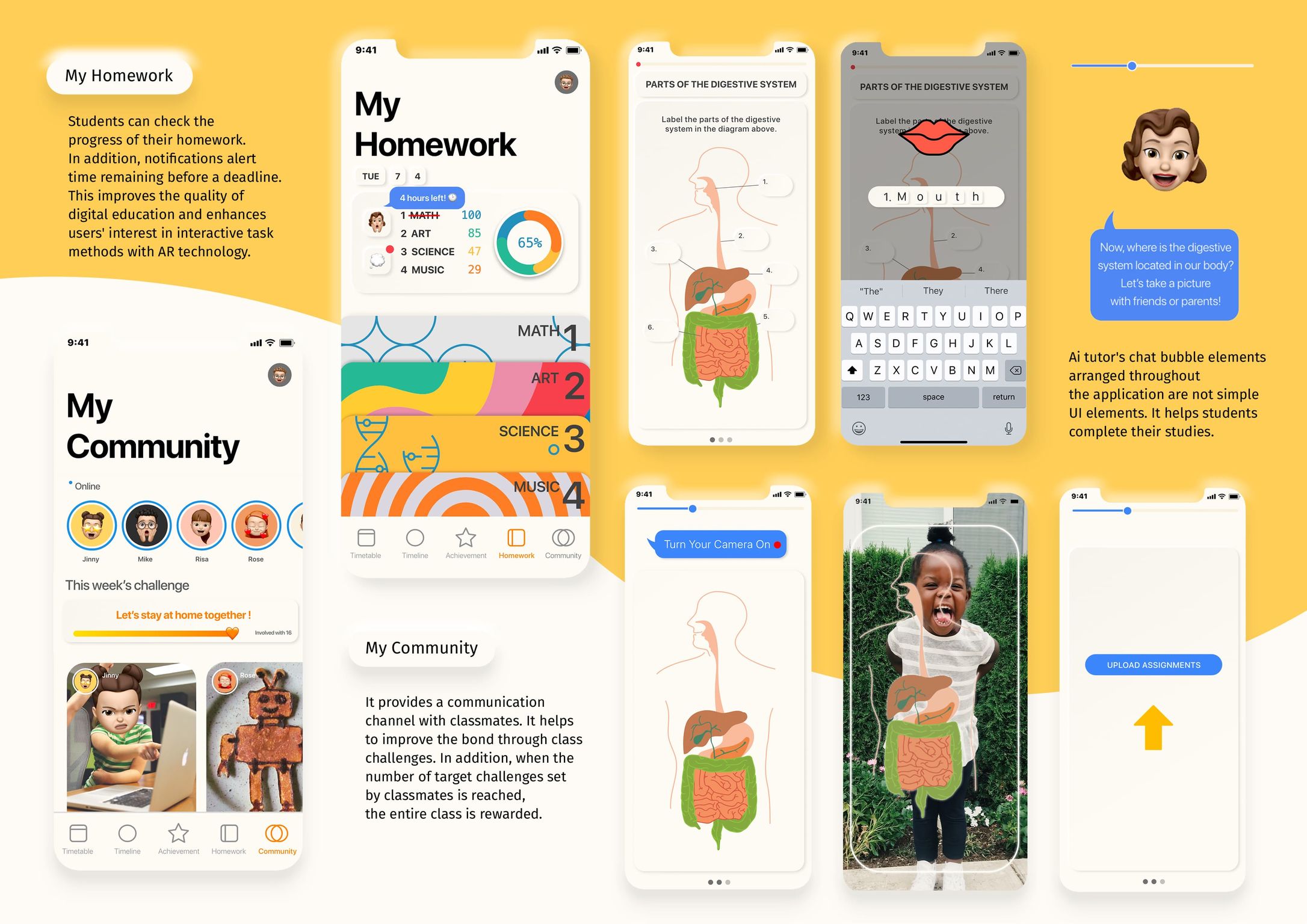 Service design，education，Home-schooling applications，