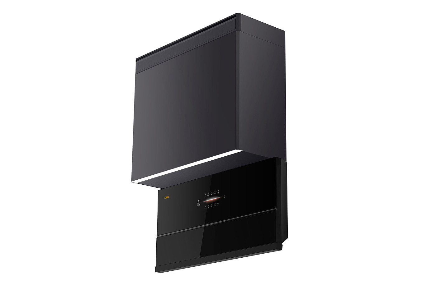product design，kitchen，Range hood and air conditioner，