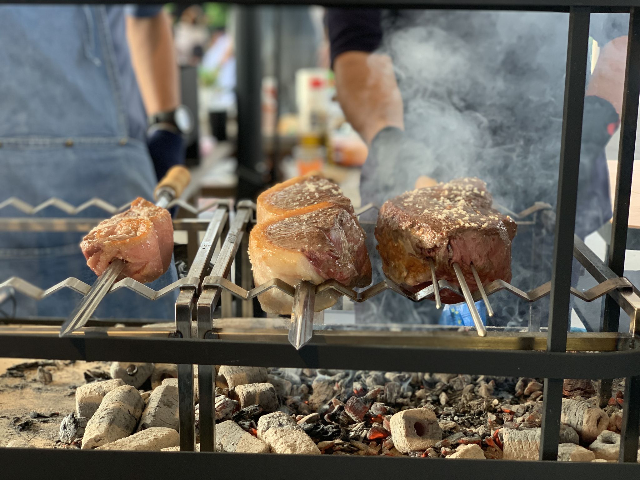 product design，courtyard，barbecue，