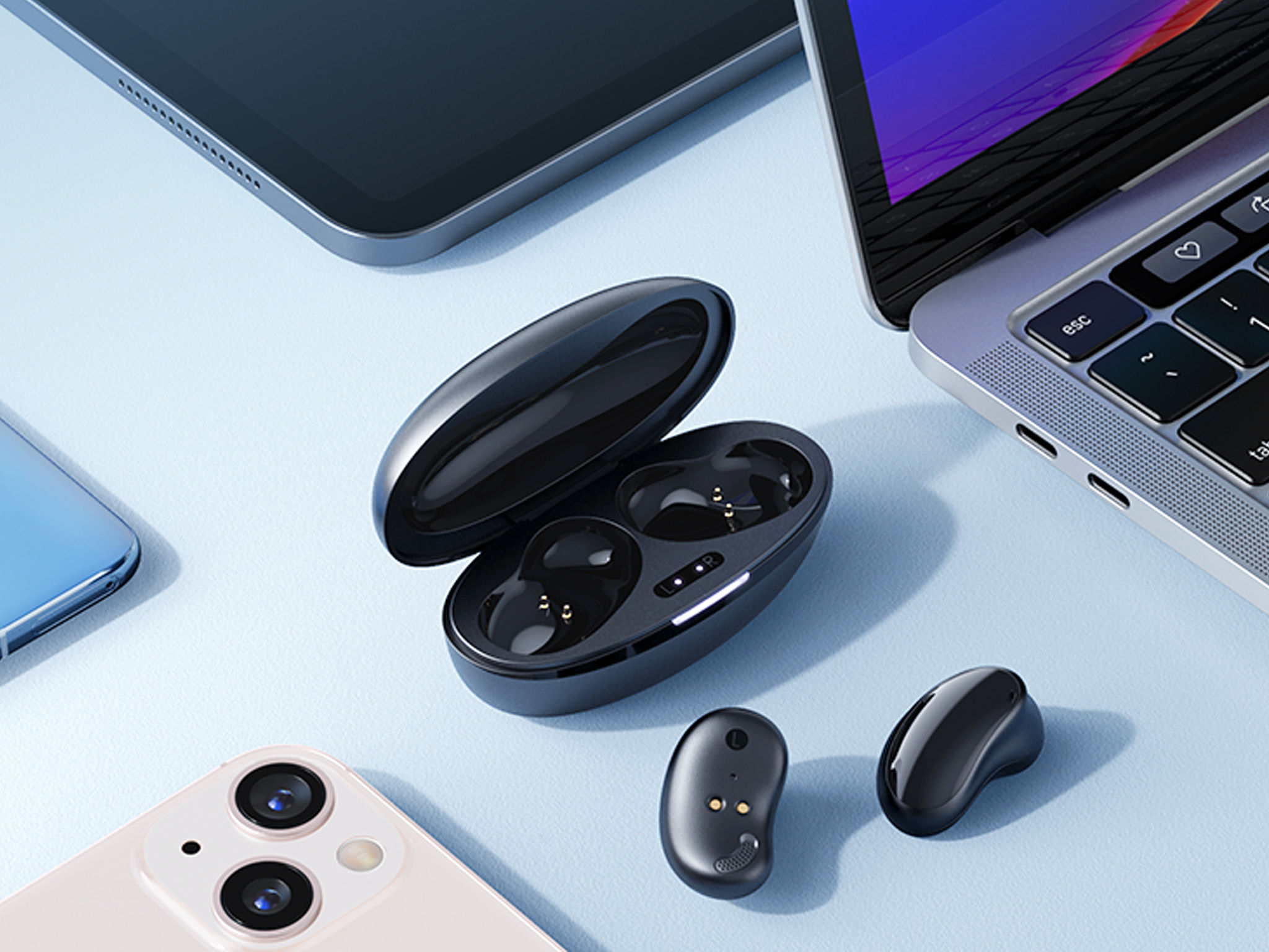 product design，hi-fi equipment，Wireless earplugs，