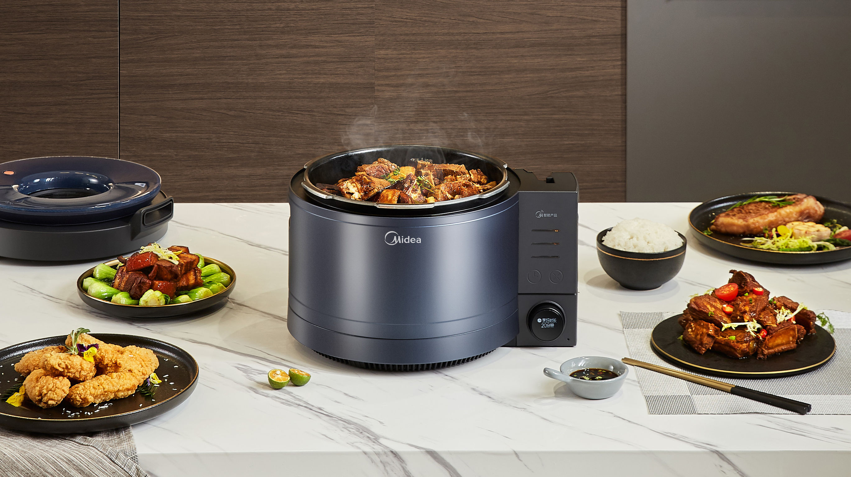 product design，kitchen，Multifunctional pressure cooker，