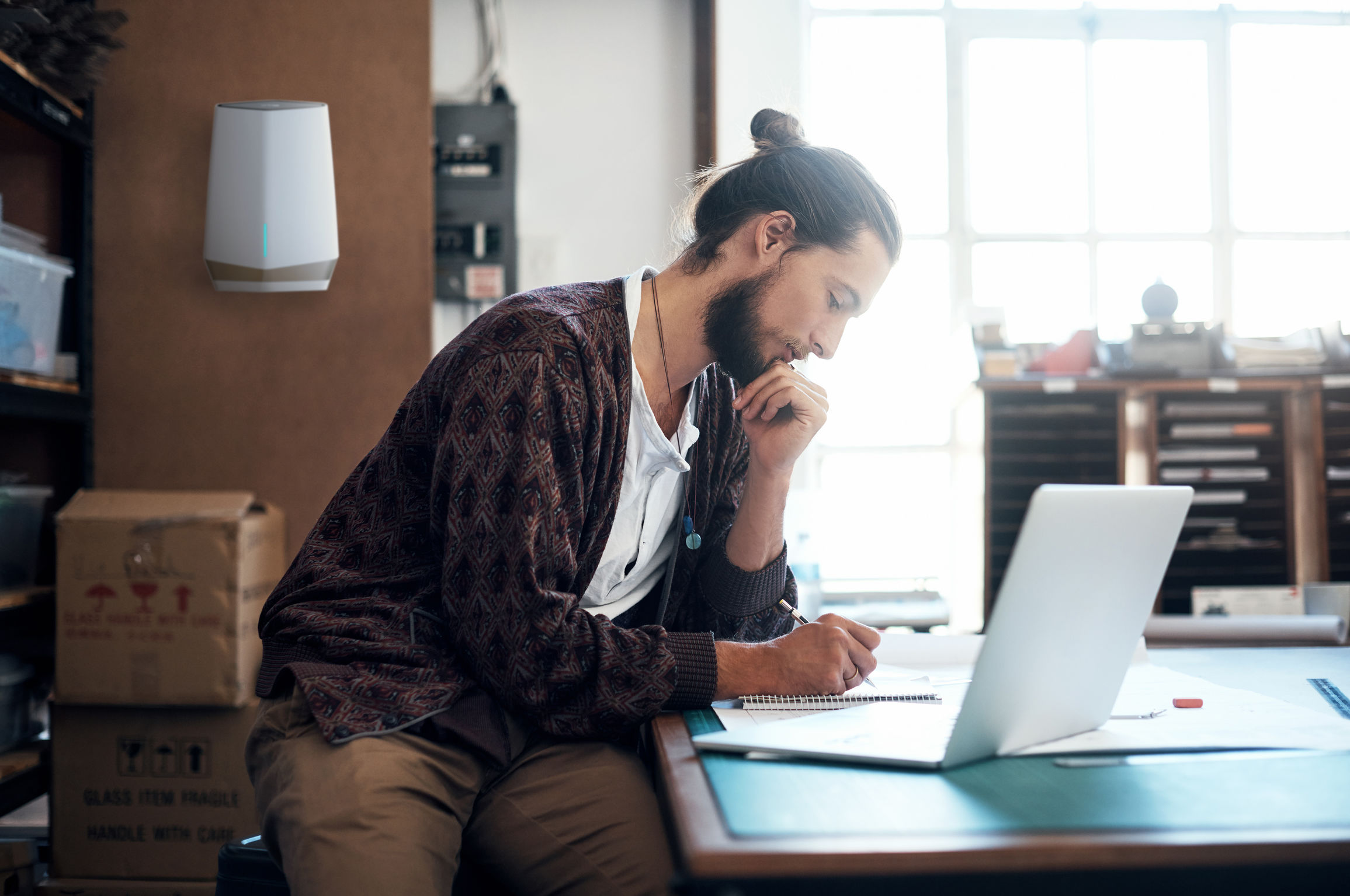 product design，Communication equipment，Mesh WiFi system，