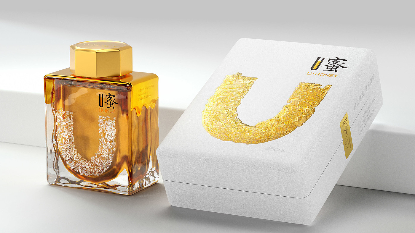 packing design，food，Honey packaging，