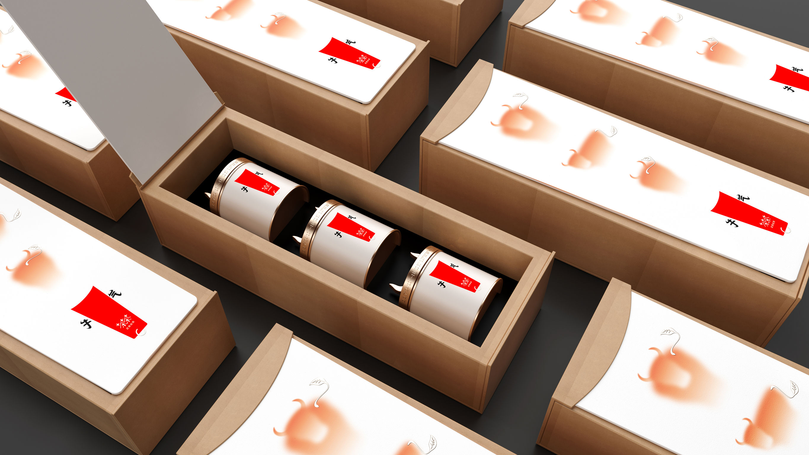 packing design，drink，Tea packaging，Bullish，