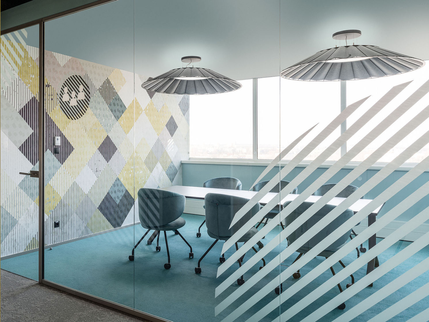 product design，lighting，Sound-absorbing chandelier，