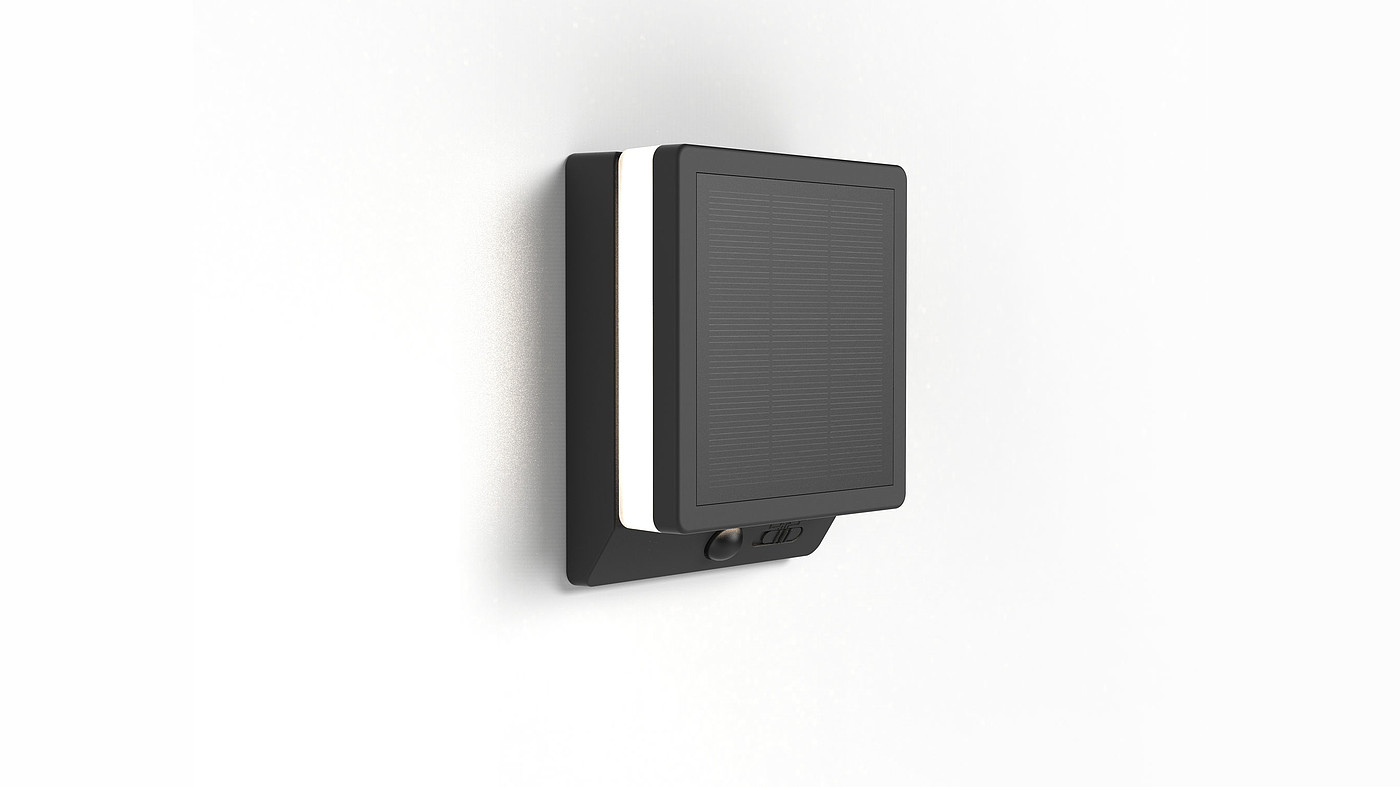 product design，lighting，Outdoor solar wall lamp，