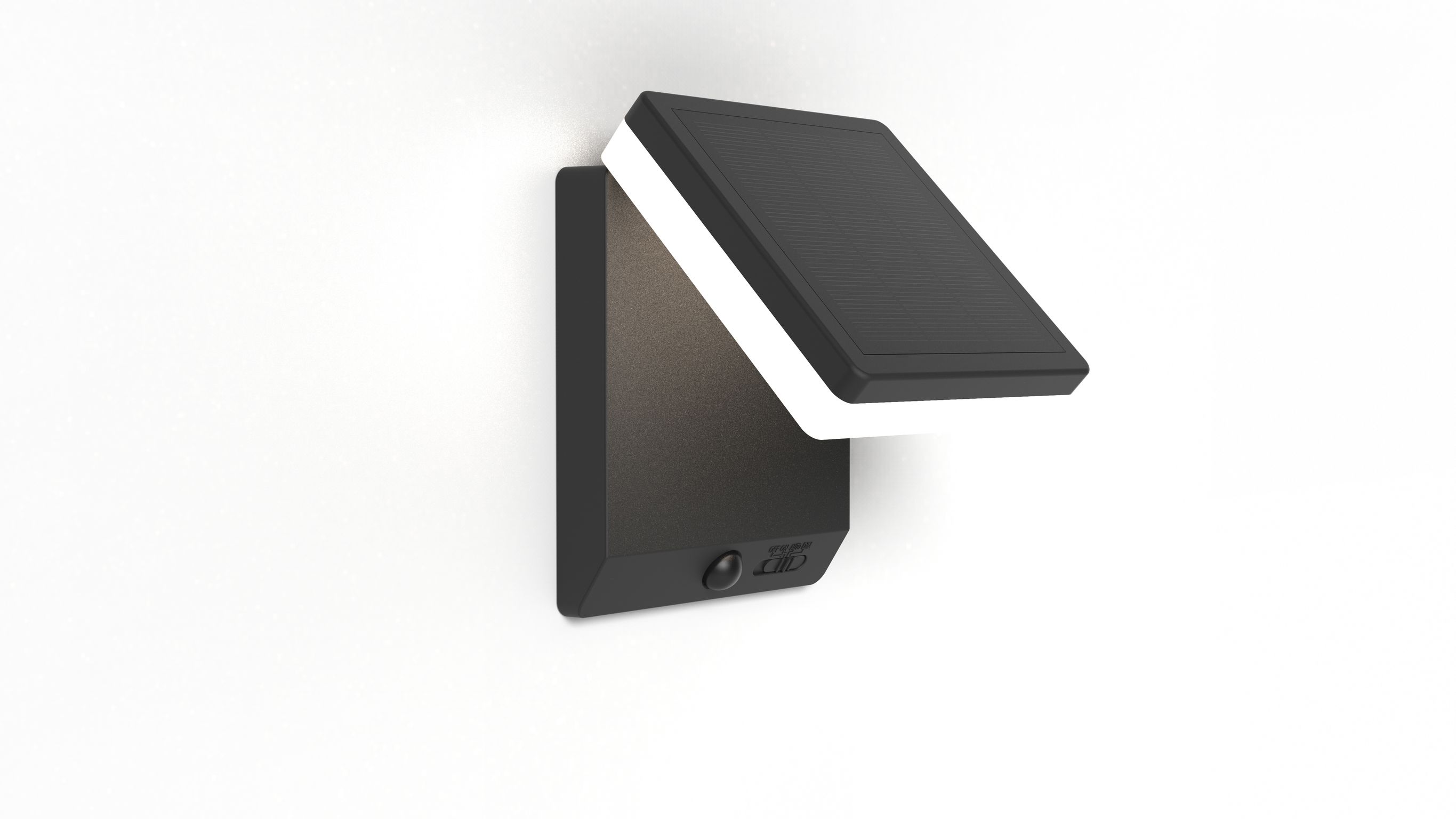 product design，lighting，Outdoor solar wall lamp，