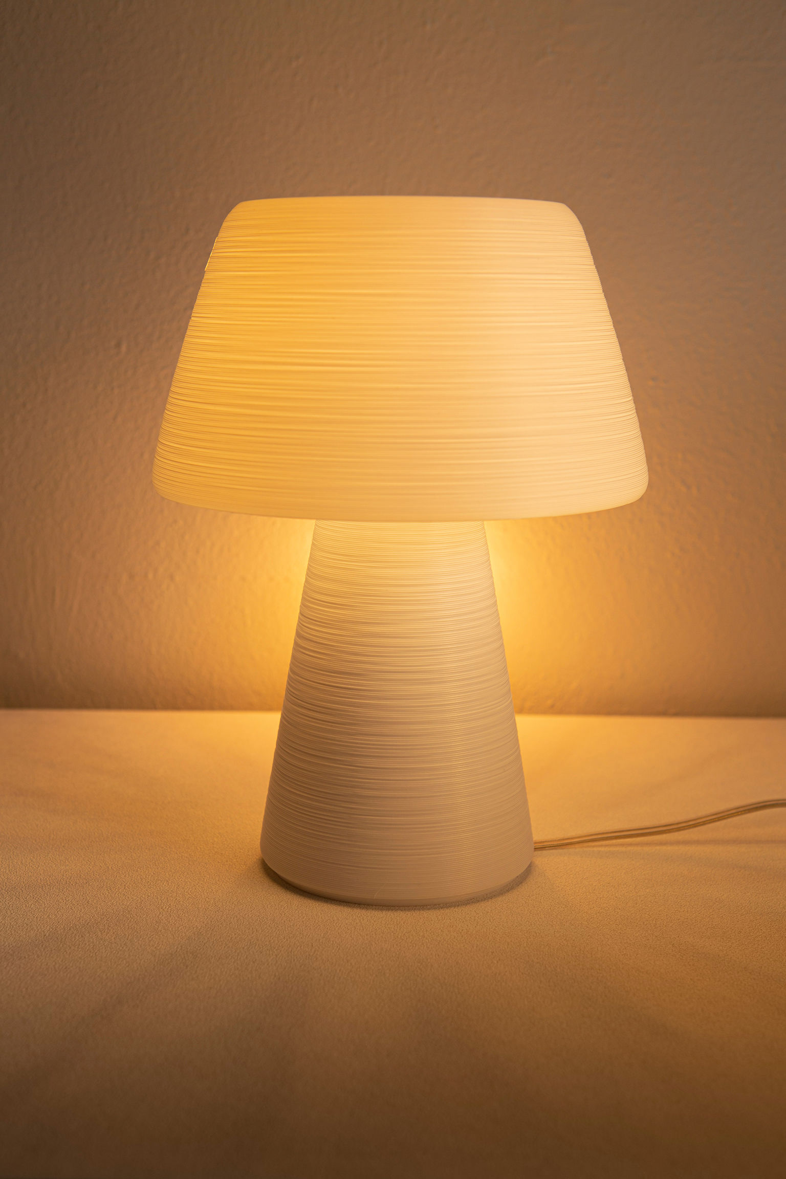 product design，lighting，3D printing desk lamp，