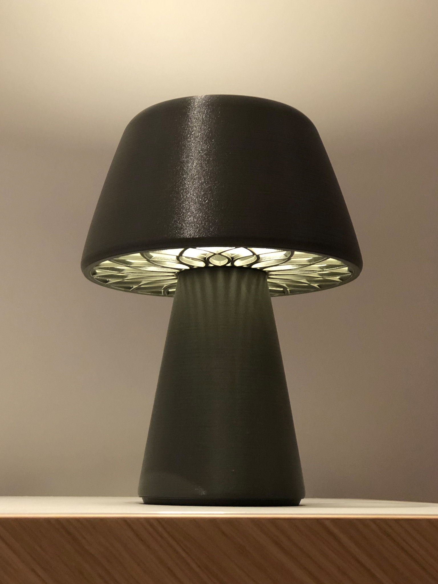 product design，lighting，3D printing desk lamp，