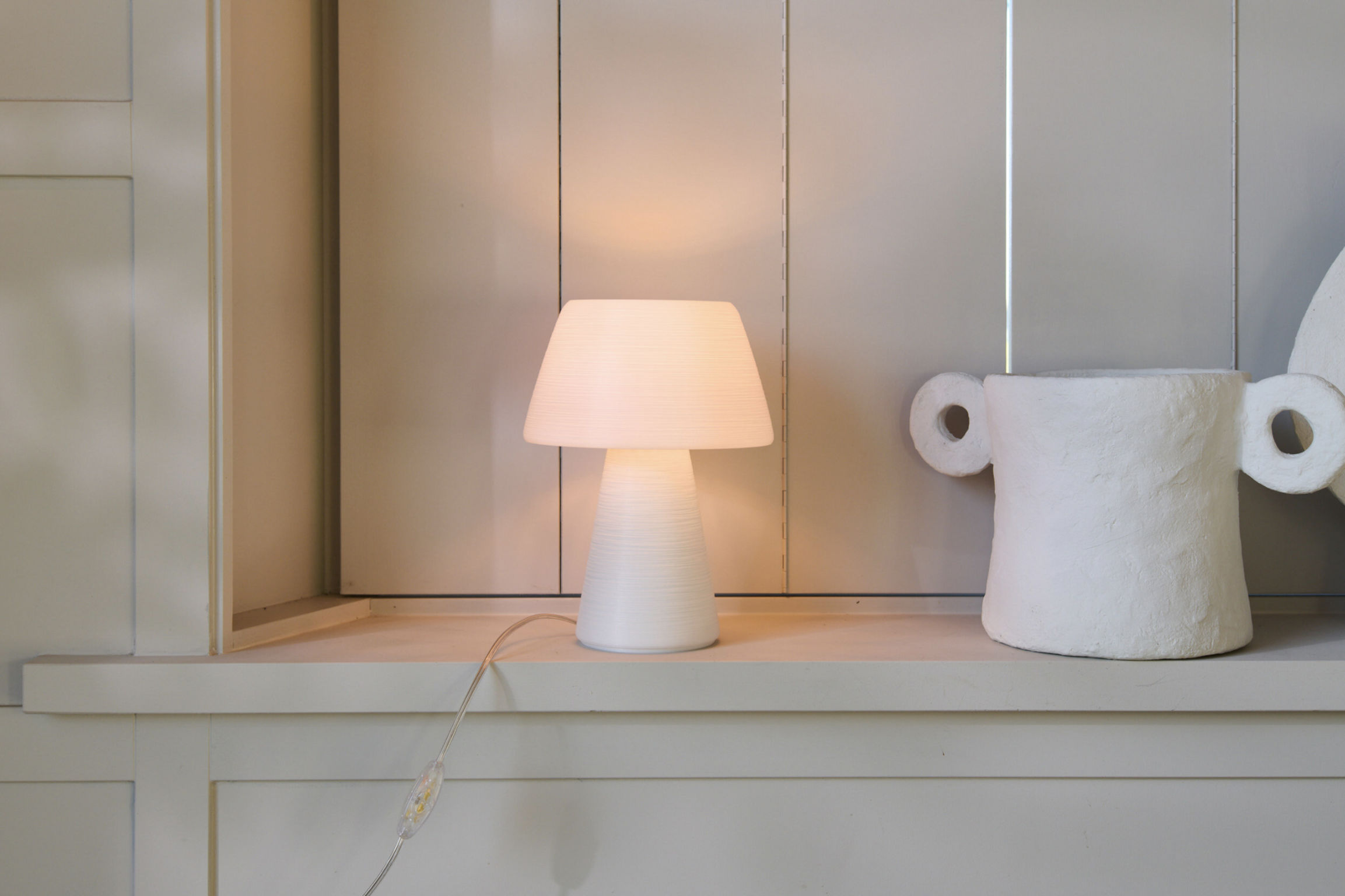 product design，lighting，3D printing desk lamp，