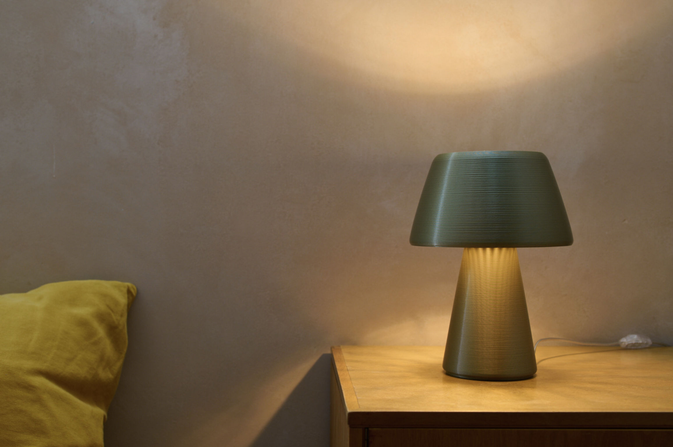 product design，lighting，3D printing desk lamp，