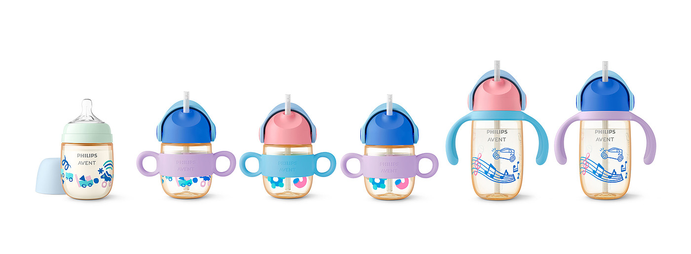 product design，Baby products，Straw cup，