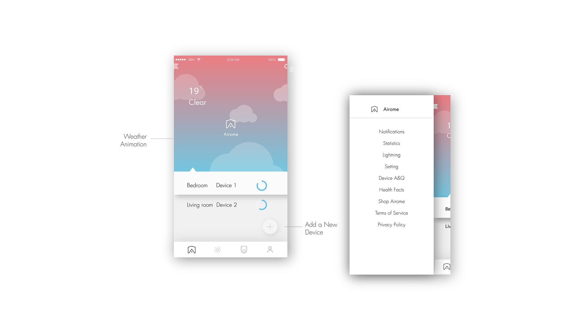 Airome，intelligence，air cleaner，