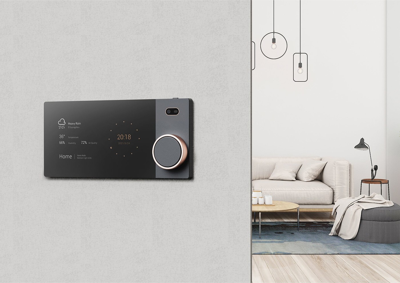 Window Hub Controller 【2022年 iF设计奖】Source Hub Home Control Center - 普象网