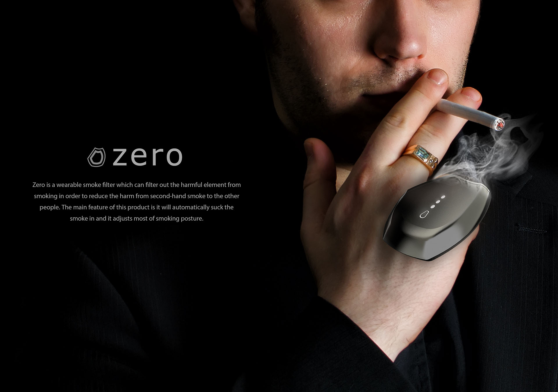 Wearable ，zero，Secondhand smoke，healthy，