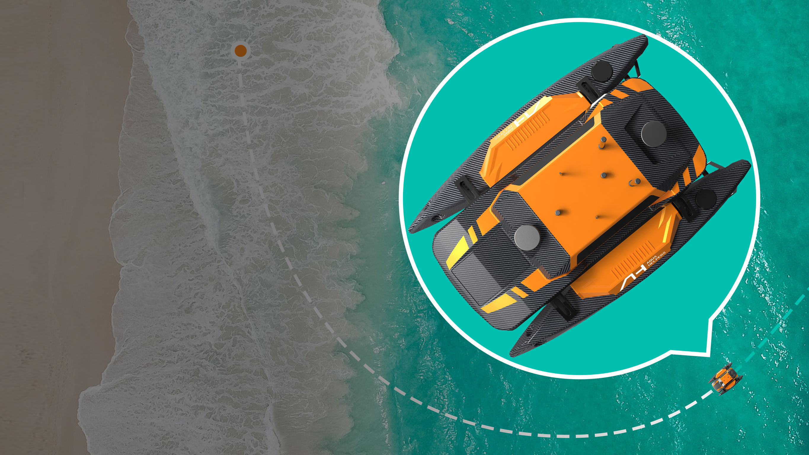 product design，Automobile/transportation，Sea rescue robot，